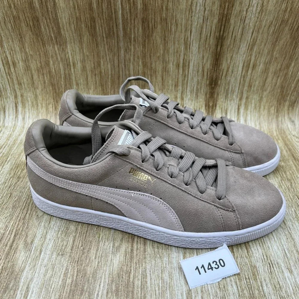 Puma Suede Classic Men's Size 11 Chinchilla White Beige Low Sneakers 356568-94
